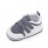 Adidasi pentru bebelusi, gri cu alb (marime disponibila: 6-9 luni (marimea 19