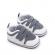 Adidasi pentru bebelusi, gri cu alb (marime disponibila: 6-9 luni (marimea 19