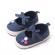 Pantofiori bebelusi, bleumarin cu bulinute albe (marime disponibila: 3-6 luni
