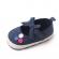 Pantofiori bebelusi, bleumarin cu bulinute albe (marime disponibila: 3-6 luni
