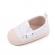 Pantofiori bebelusi, ivoire cu dantela si paiete (marime disponibila: 6-9 luni