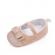 Pantofiori crem cu fundite sclipitoare (marime disponibila: 3-6 luni (marimea