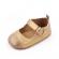 Pantofiori eleganti bebelusi din piele ecologica aurie (marime disponibila: 6-9