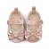 Pantofiori eleganti crem cu paiete pentru fetite (marime disponibila: 3-6 luni