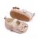 Pantofiori eleganti crem cu paiete pentru fetite (marime disponibila: 3-6 luni