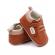 Pantofiori maro pentru baietei - baby boy (marime disponibila: 3-6 luni