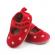 Pantofiori rosii cu stelute aurii (marime disponibila: 3-6 luni (marimea 18