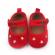 Pantofiori rosii cu stelute aurii (marime disponibila: 3-6 luni (marimea 18