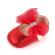 Pantofiori rosii sidefati pentru fetite (marime disponibila: 3-6 luni (marimea