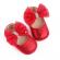 Pantofiori rosii sidefati pentru fetite (marime disponibila: 3-6 luni (marimea