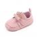 Pantofiori roz pudra cu fundita si coronita (marime disponibila: 3-6 luni