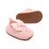Pantofiori roz somon crosetati (marime disponibila: 6-9 luni (marimea 19