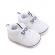 Pantofiori sport albi pentru bebelusi (marime disponibila: 6-9 luni (marimea 19