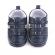 Pantofiori sport bebelusi bleumarine cu dungi multicolore (marime disponibila: