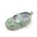 Pantofiori verzi cu fundita delicata (marime disponibila: 3-6 luni (marimea 18