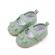 Pantofiori verzi cu fundita delicata (marime disponibila: 3-6 luni (marimea 18