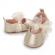 Pantofiori eleganti aurii cu fundita din tul (marime disponibila: 3-6 luni