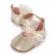 Pantofiori eleganti aurii cu fundita din tul (marime disponibila: 3-6 luni