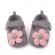 Pantofiori gri si bentita asortata (marime disponibila: 3-6 luni (marimea 18