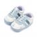 Pantofiori sport, albi cu nuante de albastru - cifre (marime disponibila: 3-6
