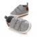 Pantofi sport pentru bebelusi, gri cu barete cu arici (marime disponibila: 3-6