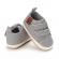 Pantofi sport pentru bebelusi, gri cu barete cu arici (marime disponibila: 6-9