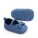 Pantofiori albastru denim pentru bebelusi (marime disponibila: 3-6 luni