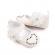 Pantofiori albi sidefati - heart (marime disponibila: 3-6 luni (marimea 18