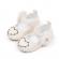 Pantofiori albi sidefati - heart (marime disponibila: 3-6 luni (marimea 18