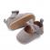 Pantofiori gri din reiat (marime disponibila: 3-6 luni (marimea 18
