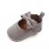 Pantofiori gri din reiat (marime disponibila: 3-6 luni (marimea 18