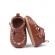 Pantofiori maro cu broderie florala (marime disponibila: 9-12 luni (marimea 20