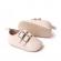 Pantofiori pentru bebelusi, ivoire, cu catarame (marime disponibila: 3-6 luni