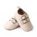 Pantofiori pentru bebelusi, ivoire, cu catarame (marime disponibila: 9-12 luni