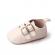 Pantofiori pentru bebelusi, ivoire, cu catarame (marime disponibila: 9-12 luni