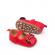Pantofiori rosii cu fundita - mouse (marime disponibila: 3-6 luni (marimea 18