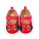 Pantofiori rosii cu fundita - mouse (marime disponibila: 3-6 luni (marimea 18
