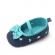 Balerini denim cu inimioare brodate (marime disponibila: 9-12 luni (marimea 20