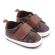 Pantofi maro cu bareta lata cu arici (marime disponibila: 6-9 luni (marimea 19