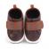 Pantofi maro cu bareta lata cu arici (marime disponibila: 6-9 luni (marimea 19