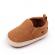 Pantofi maro tip mocasini pentru bebelusi (marime disponibila: 6-9 luni