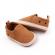 Pantofi maro tip mocasini pentru bebelusi (marime disponibila: 6-9 luni