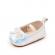 Pantofiori albi cu paiete si fundita (marime disponibila: 6-9 luni (marimea 19