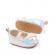 Pantofiori albi cu paiete si fundita (marime disponibila: 9-12 luni (marimea 20