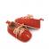 Pantofiori caramizii pentru baietei (marime disponibila: 3-6 luni (marimea 18