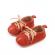 Pantofiori caramizii pentru baietei (marime disponibila: 9-12 luni (marimea 20