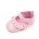 Pantofiori cu volanas din piele ecologica lacuita (marime disponibila: 3-6 luni
