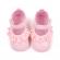 Pantofiori cu volanas din piele ecologica lacuita (marime disponibila: 3-6 luni