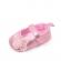 Pantofiori pentru bebelusi, roz sidefat cu fluturas (marime disponibila: 3-6