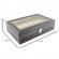Cutie eleganta pentru organizare ceasuri, cu 12 compartimente, negru, 30 x 20 x 8 cm, bright & homely, BH170